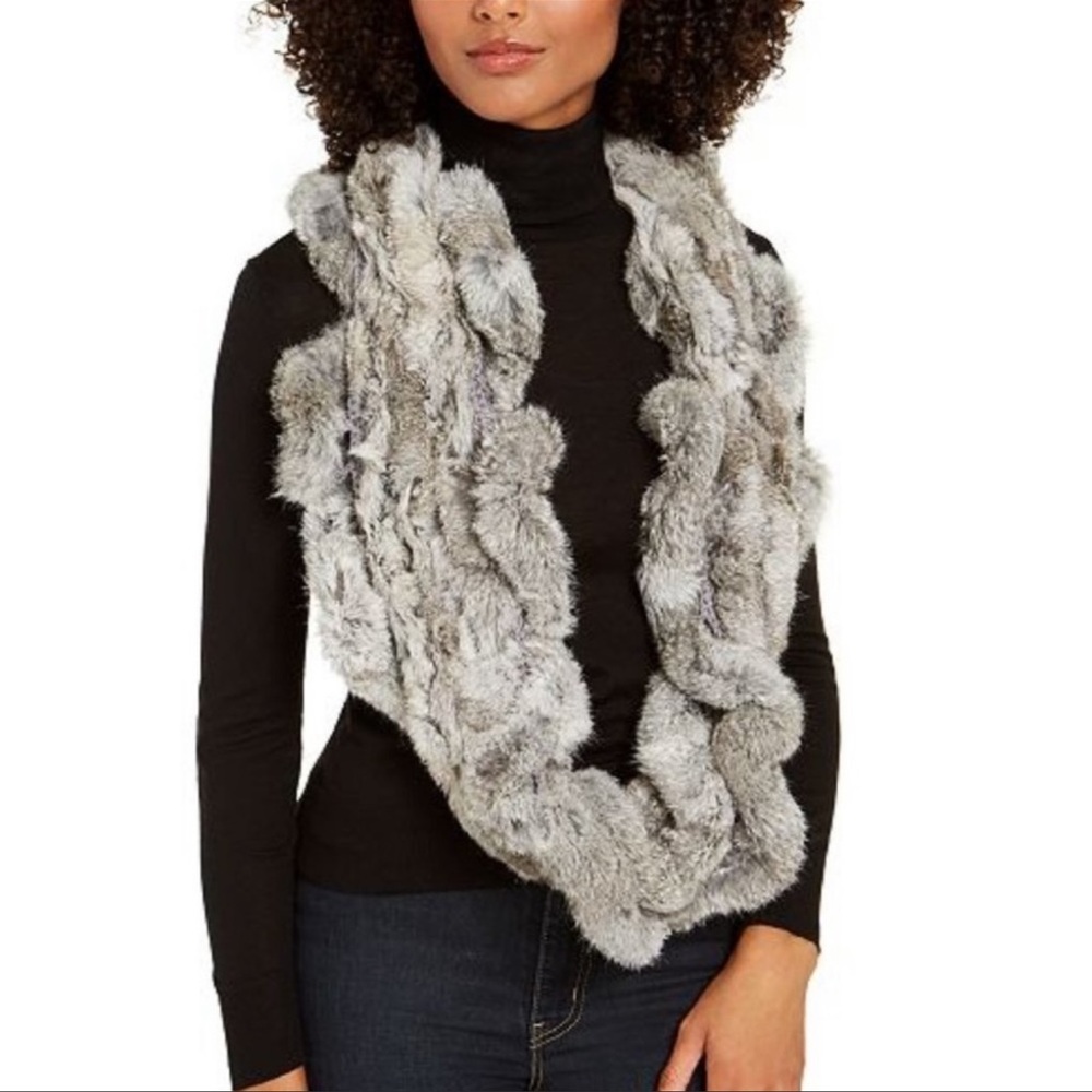 NWT Markus Adler rubbit fur scarf